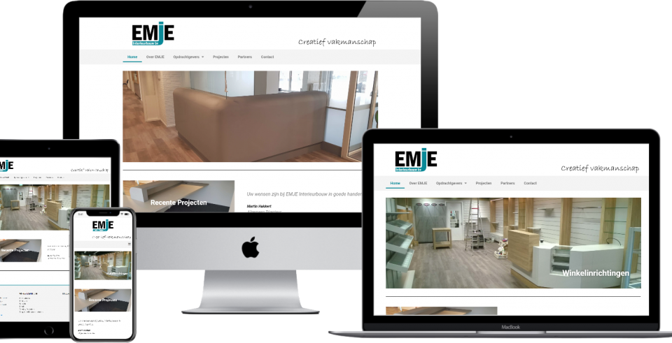 EMJE Interieurbouw - Van Son Webdesign en Hosting